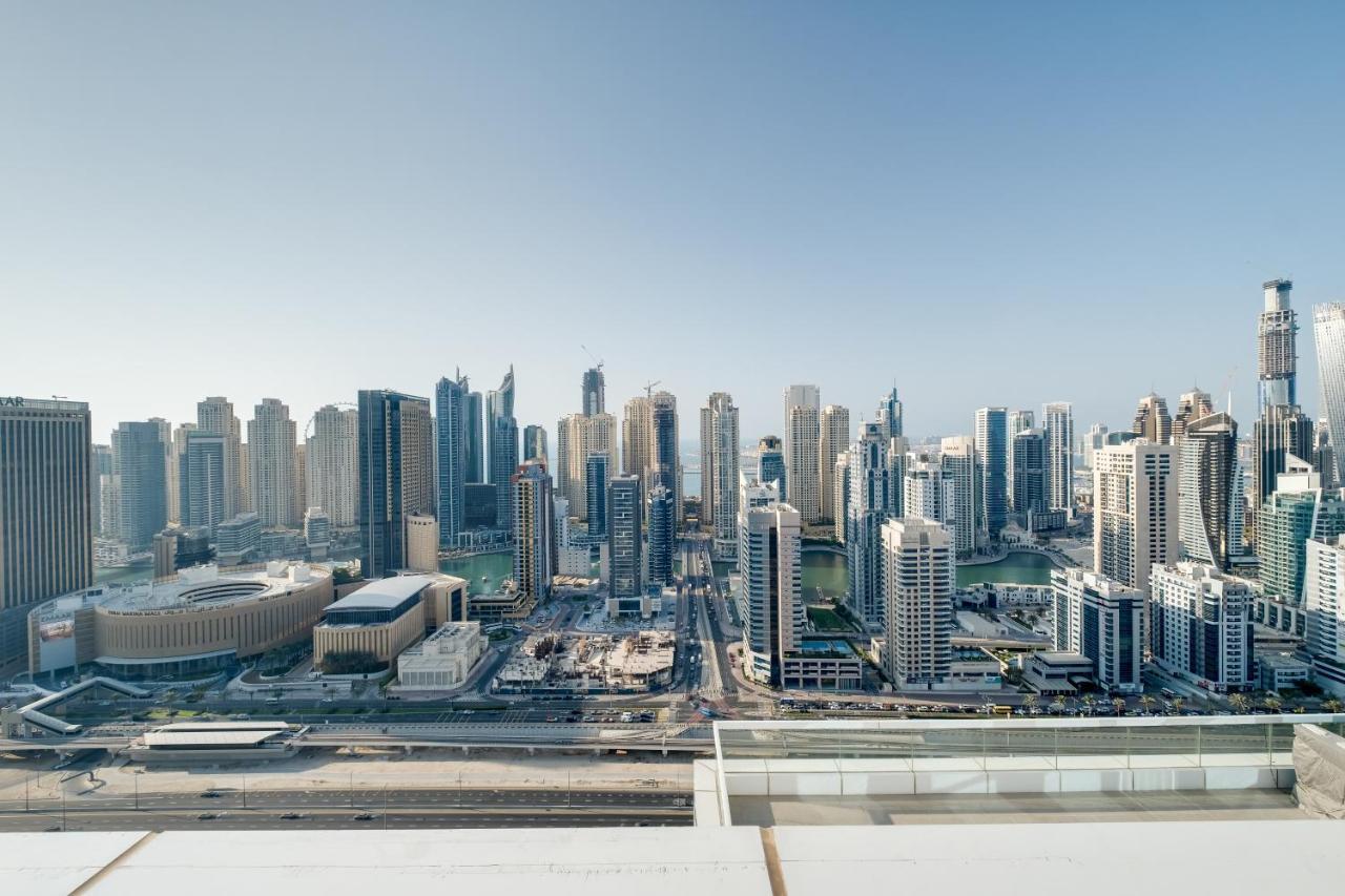 Luxury Apt - Rooftop Pool - City View 두바이 외부 사진
